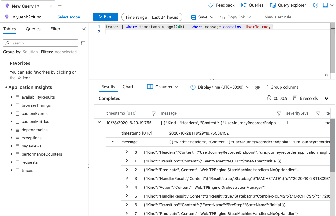 AppInsights Debug