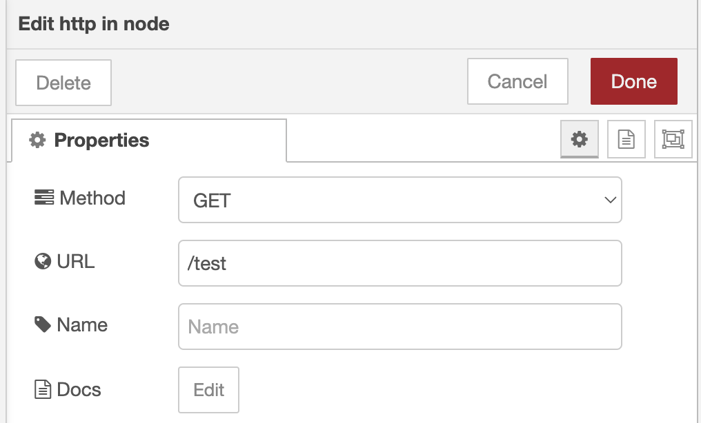 Config Panel