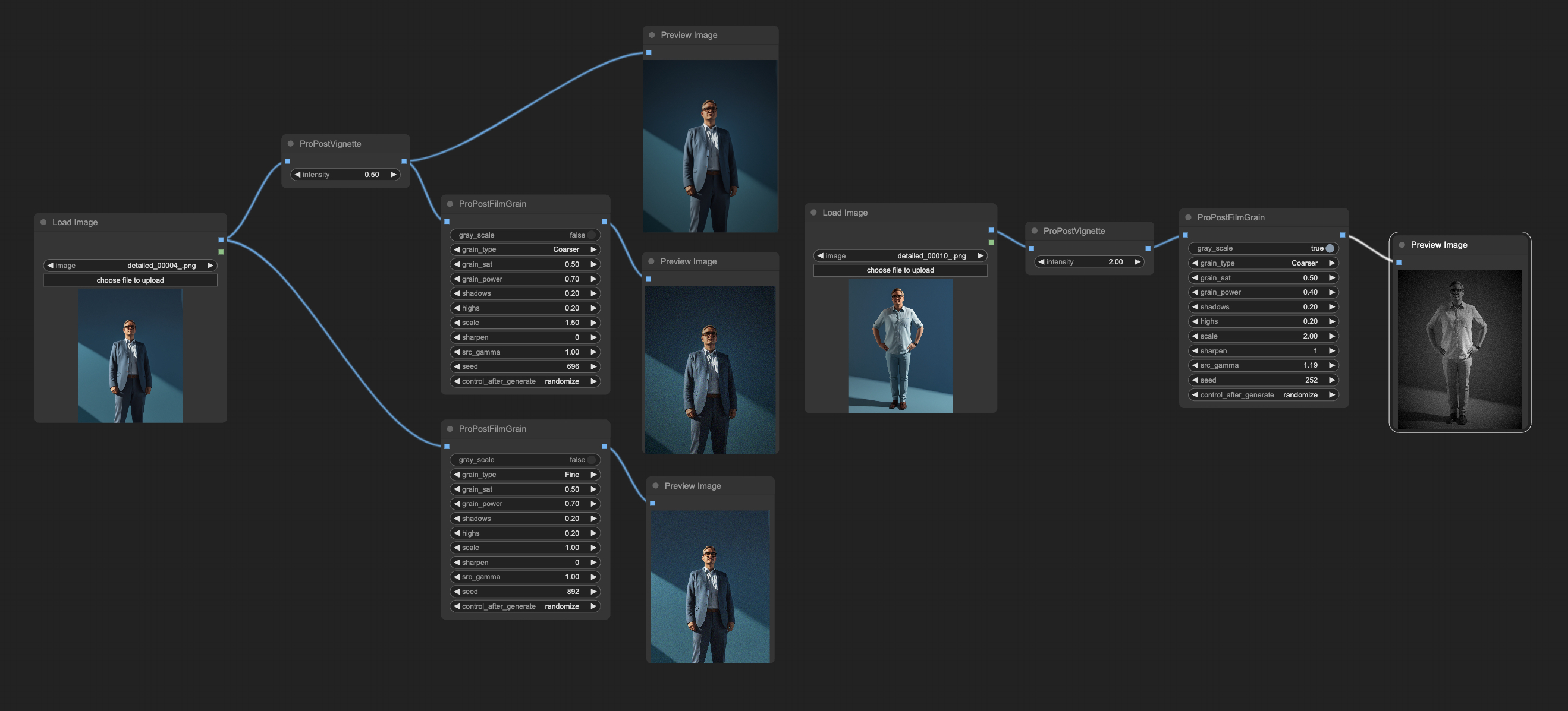 ComfyUI Screenshot using Pro Post