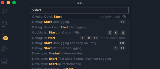 CMake quick start