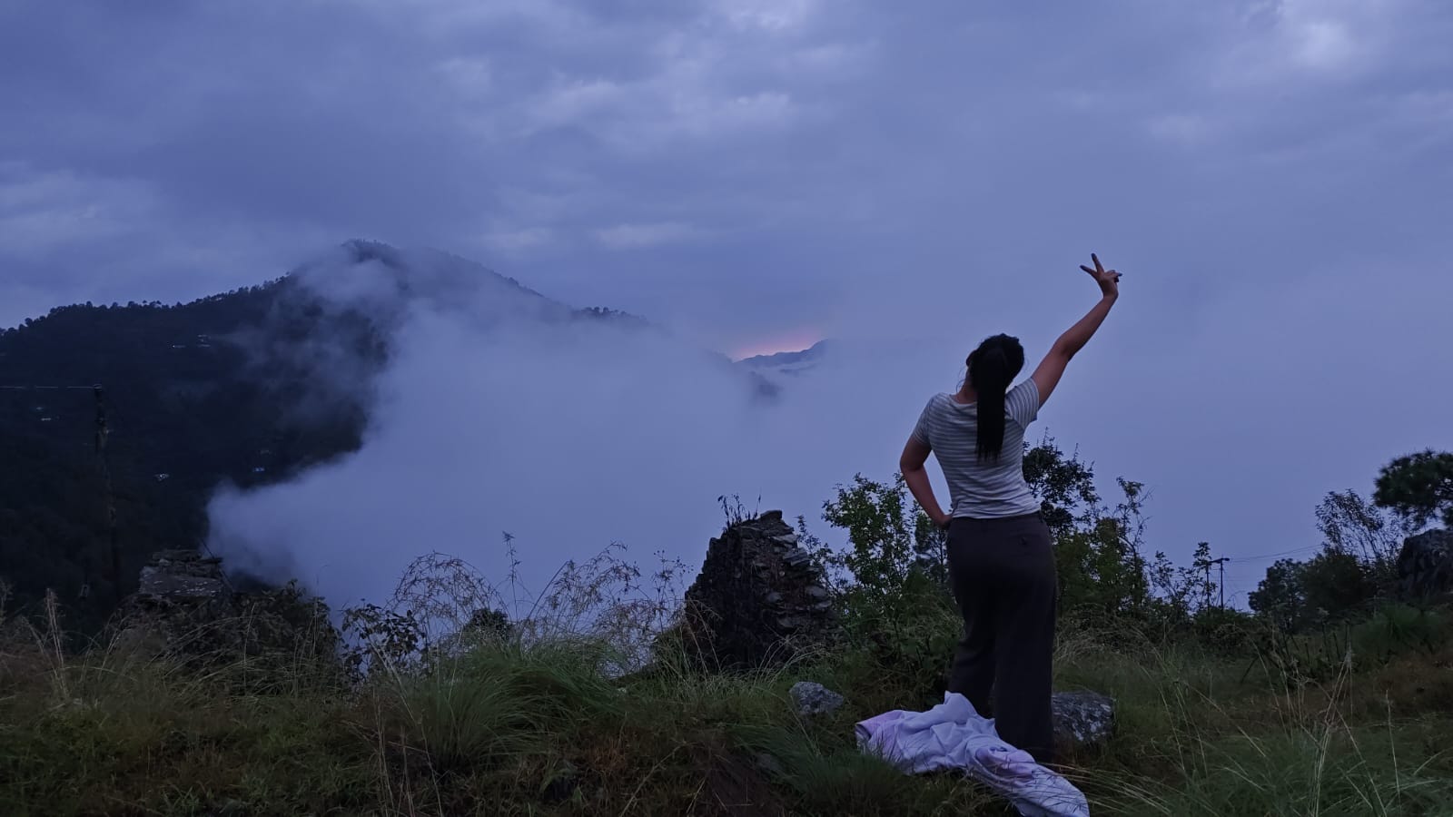 Tracy at Mountain Sunset