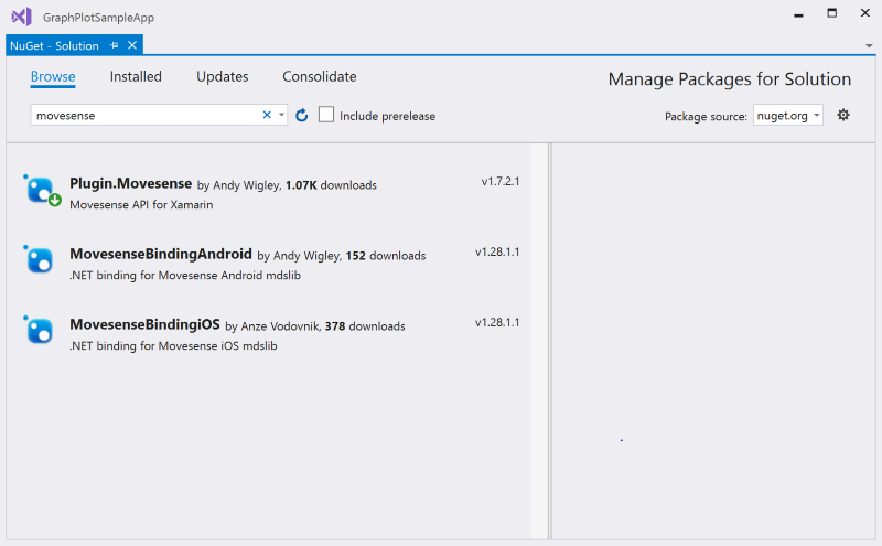 Image of NuGet Package Manager