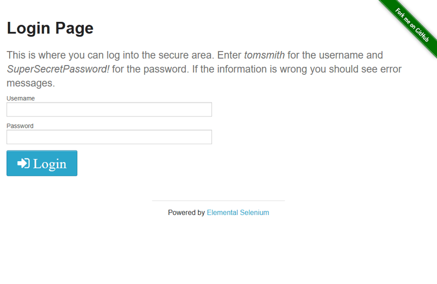 Camel AI automating a login