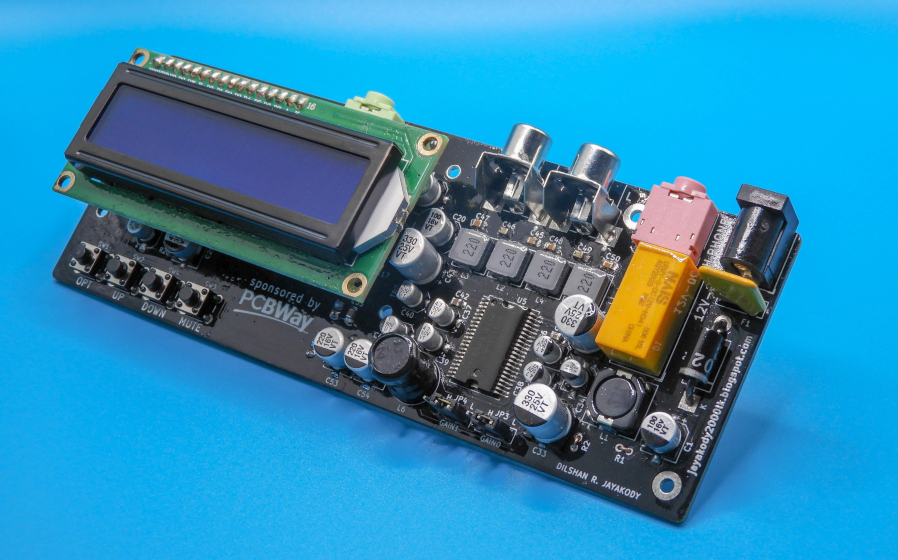 Prototype build of the Arduino mini amplifier