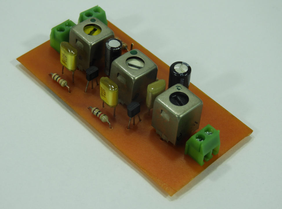 Prototype version of I.F amplifier.