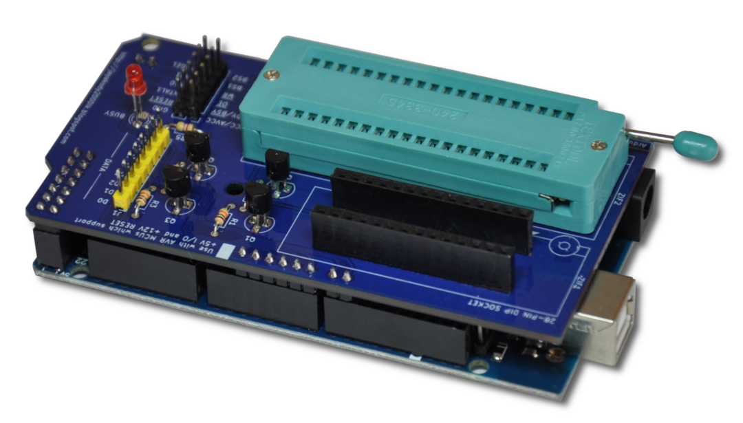 AVR-HV2 Prototype with Arduino MEGA board