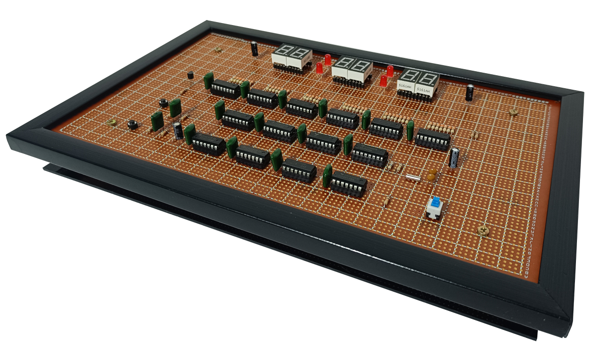 Prototype build of CMOS desk clock