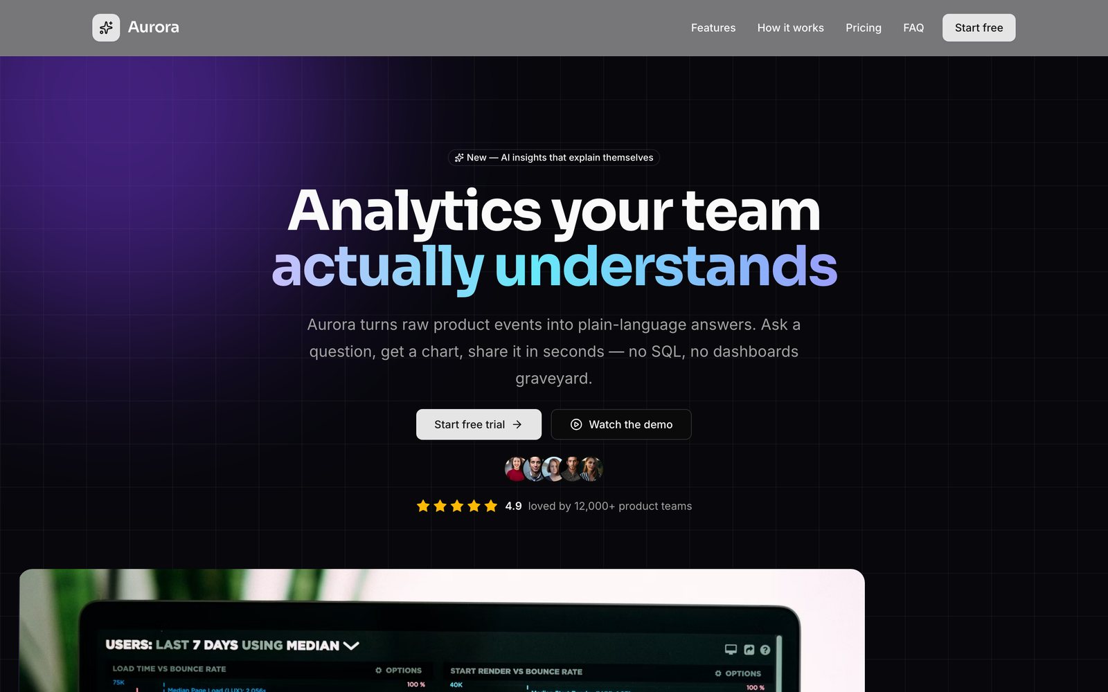 A page built with Brik