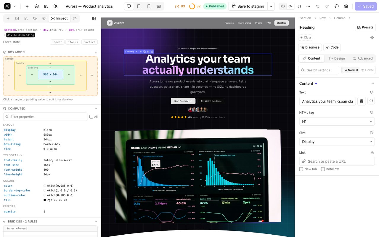 CSS inspector