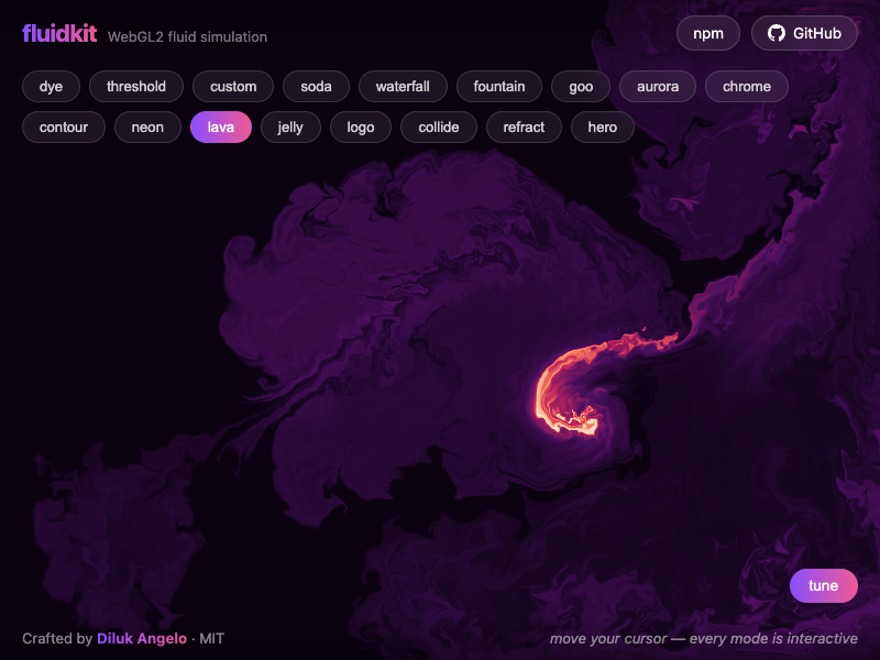 lava gradient-map