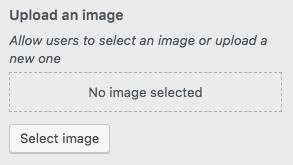 WordPress Customizer Image Upload