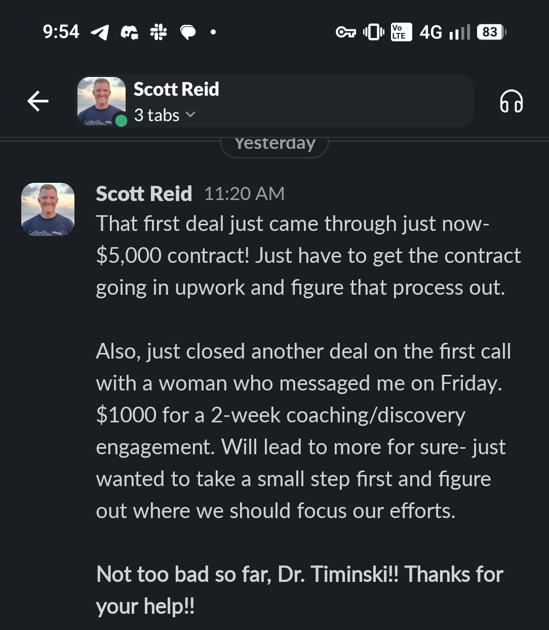Scott Reid DM confirmation