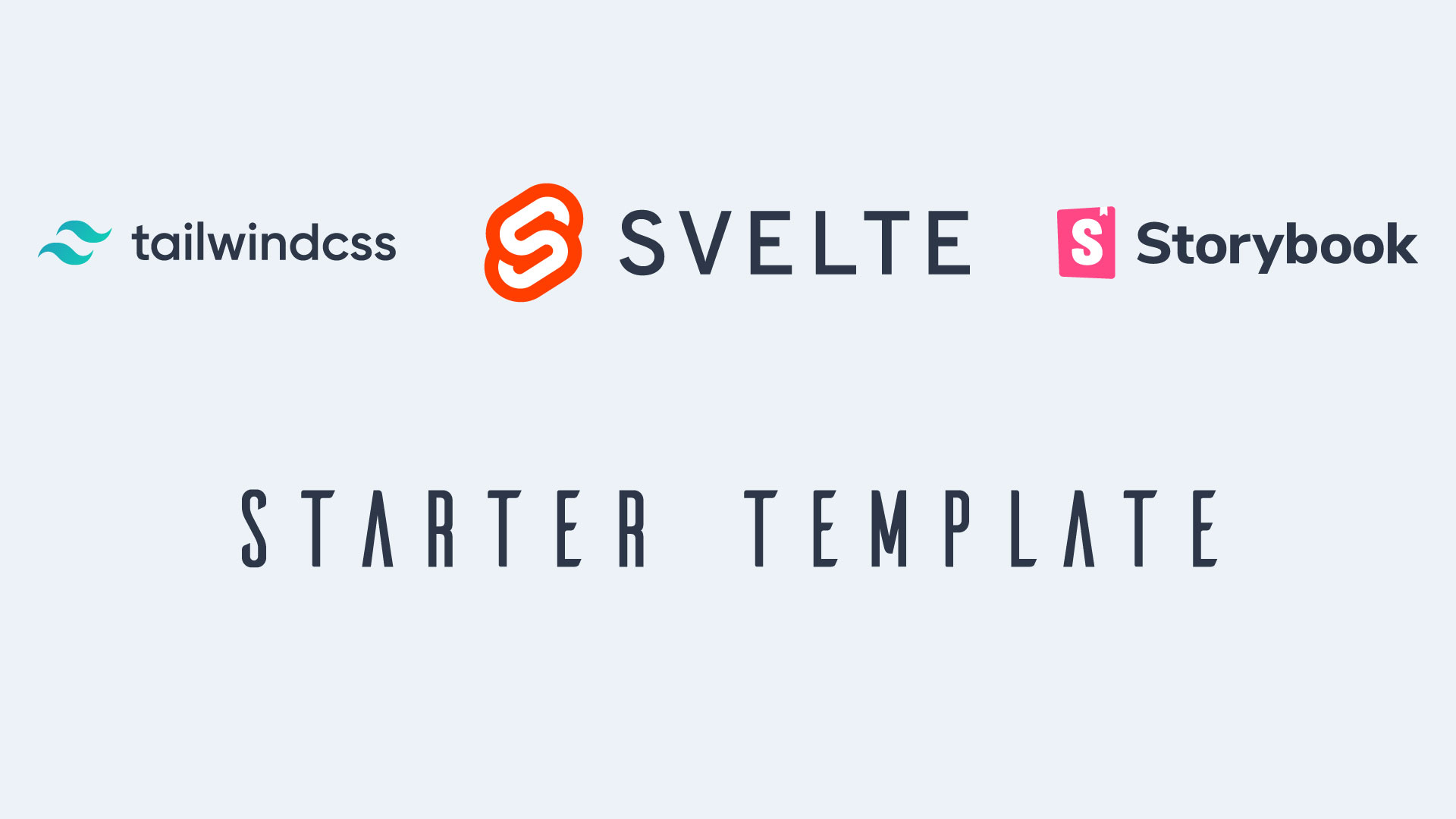 Svelte + TailwindCSS + Storybook Starter Template