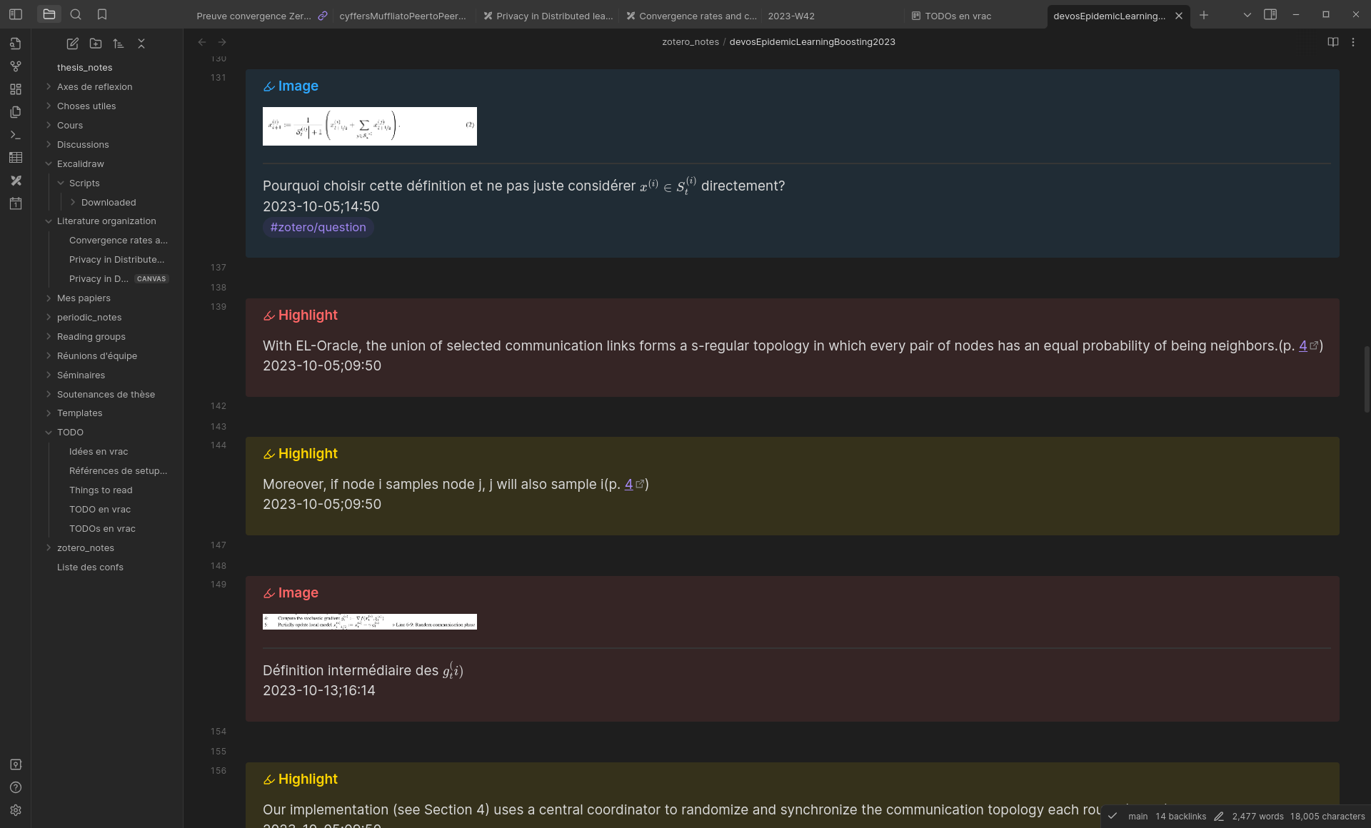 Obsidian note result