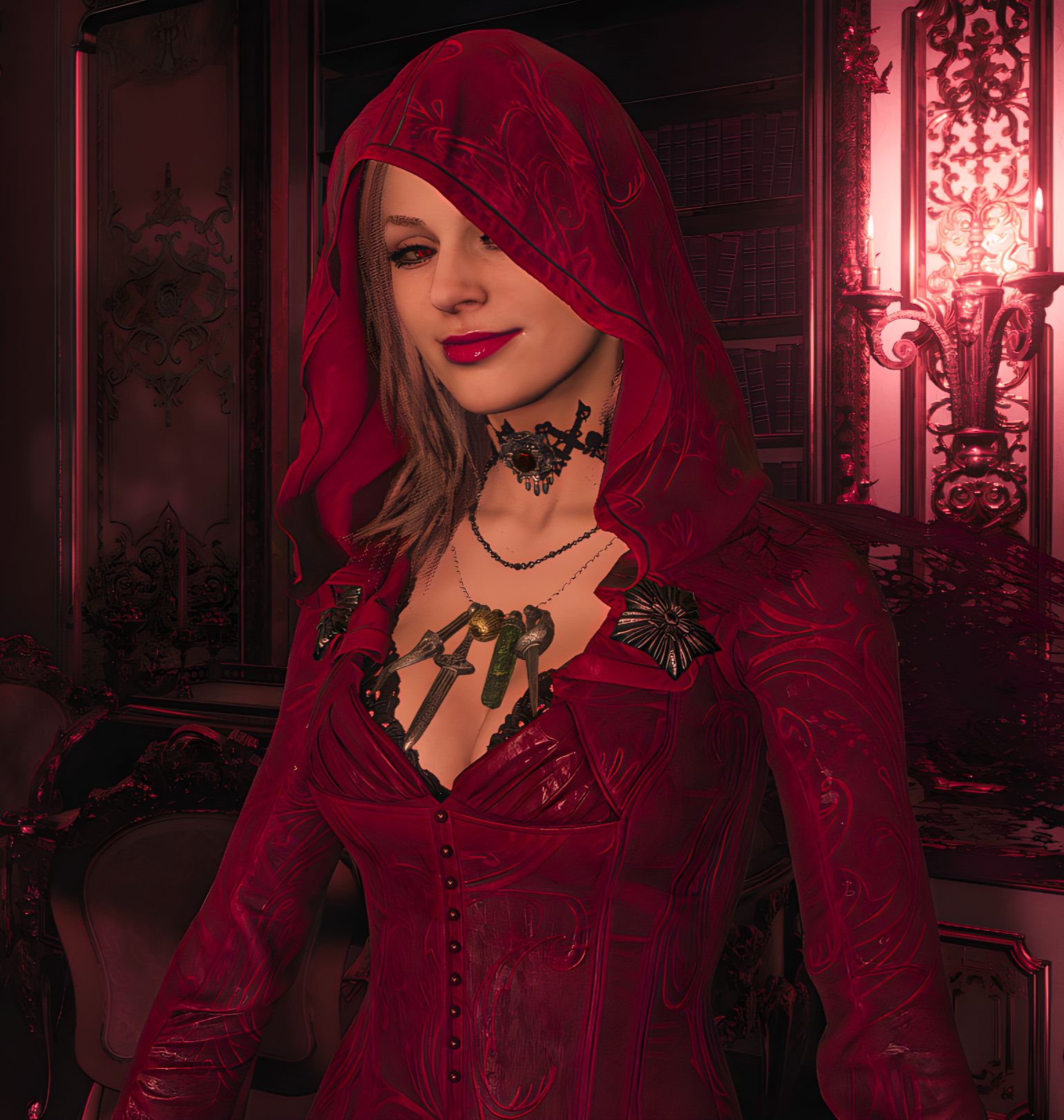 Daniela Dimitrescu - Red Dress Edited Daniela Dimitrescu - Red Dress Edited