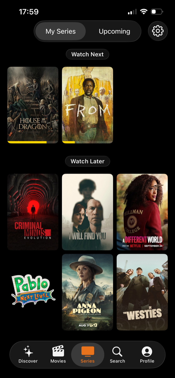 TV Vibe — My Series