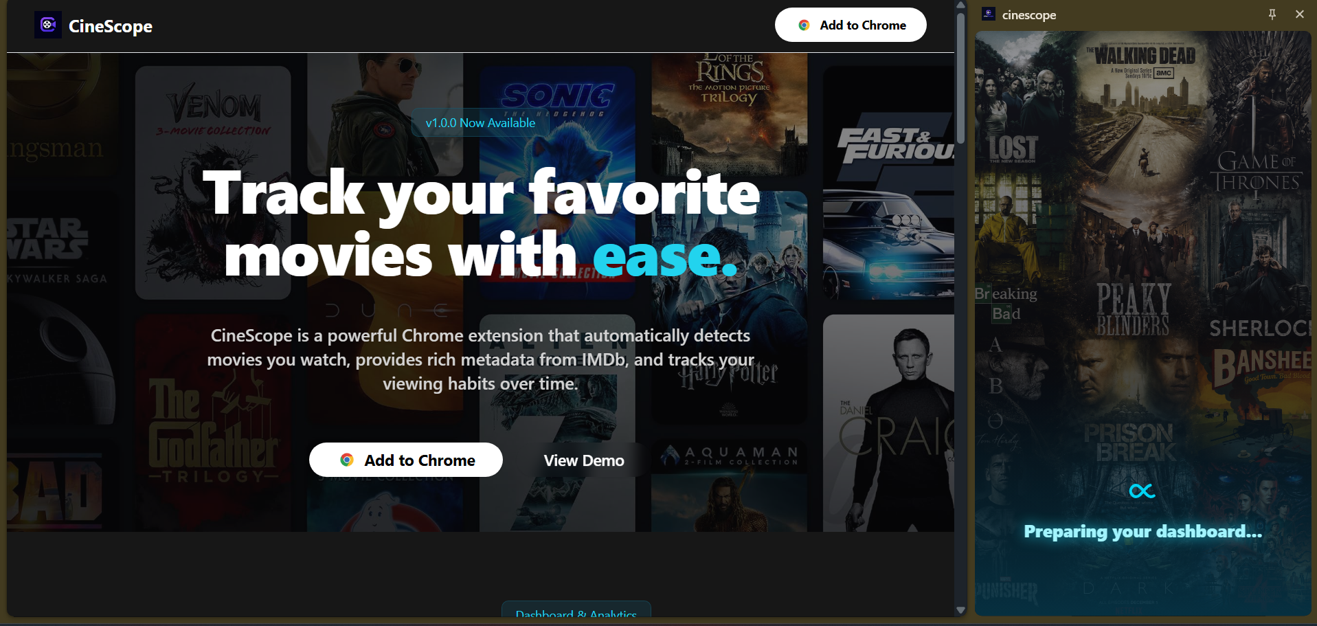 CineScope Extension