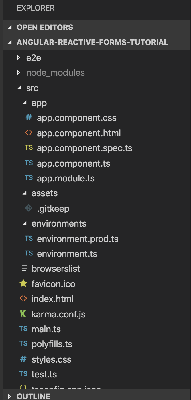 Angular project/app folder structure