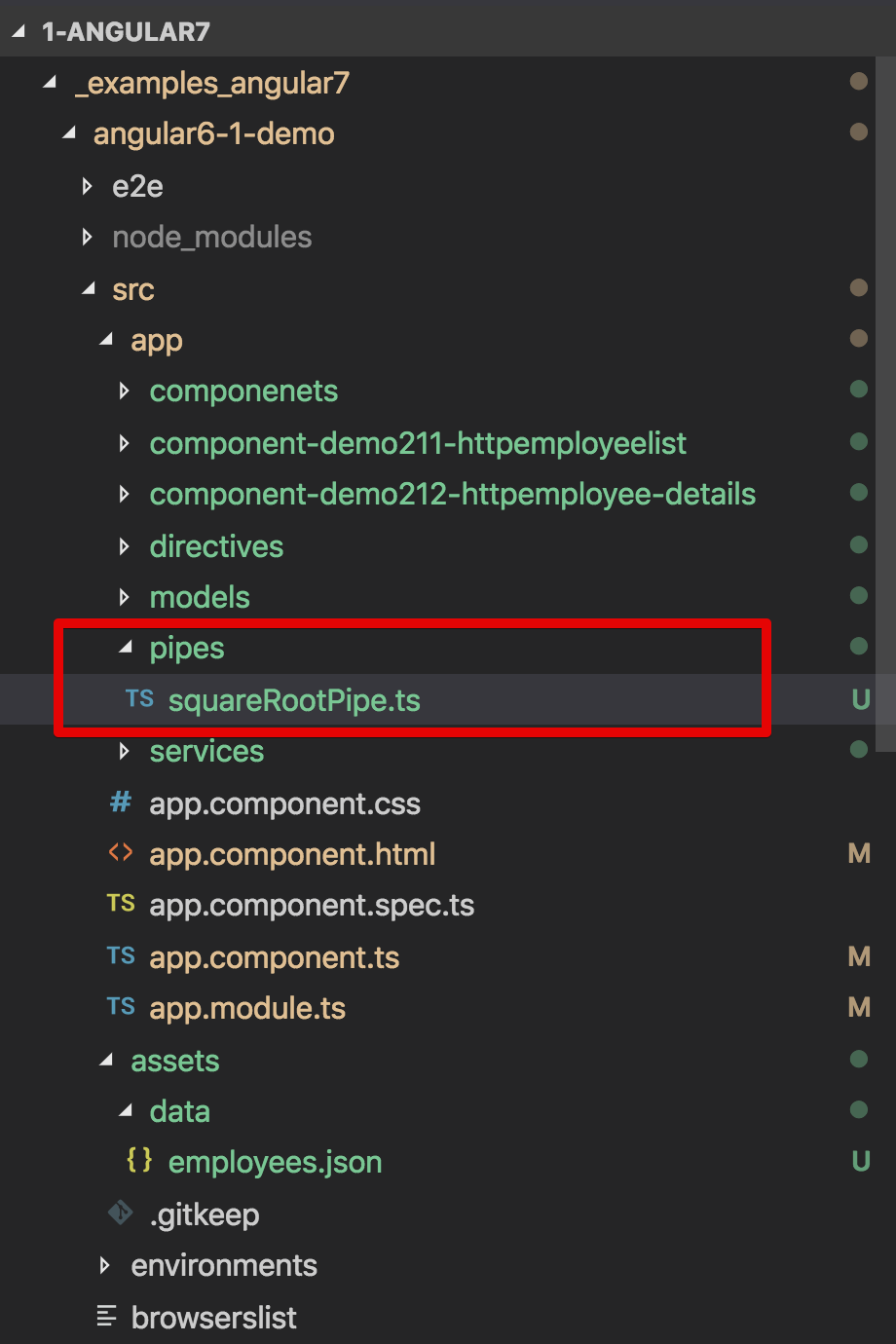 Image - Output - custom-pipes-filters folder structure