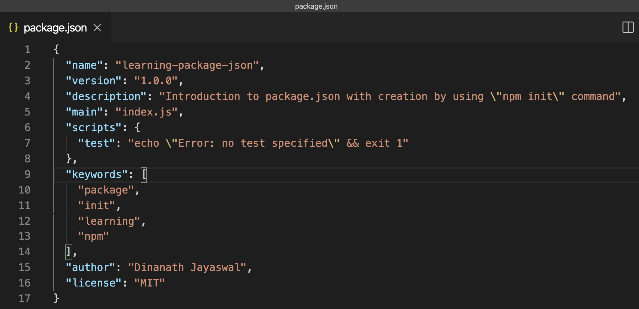 Package.json