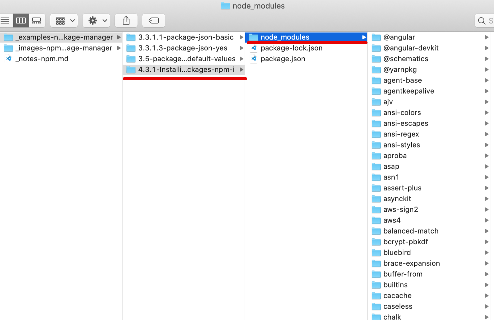 Installing local package: folder structure with multiple packages