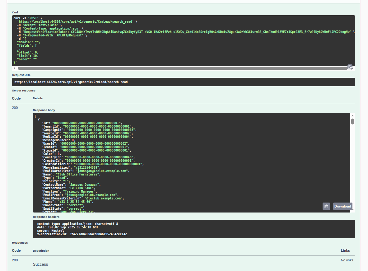 Generic API