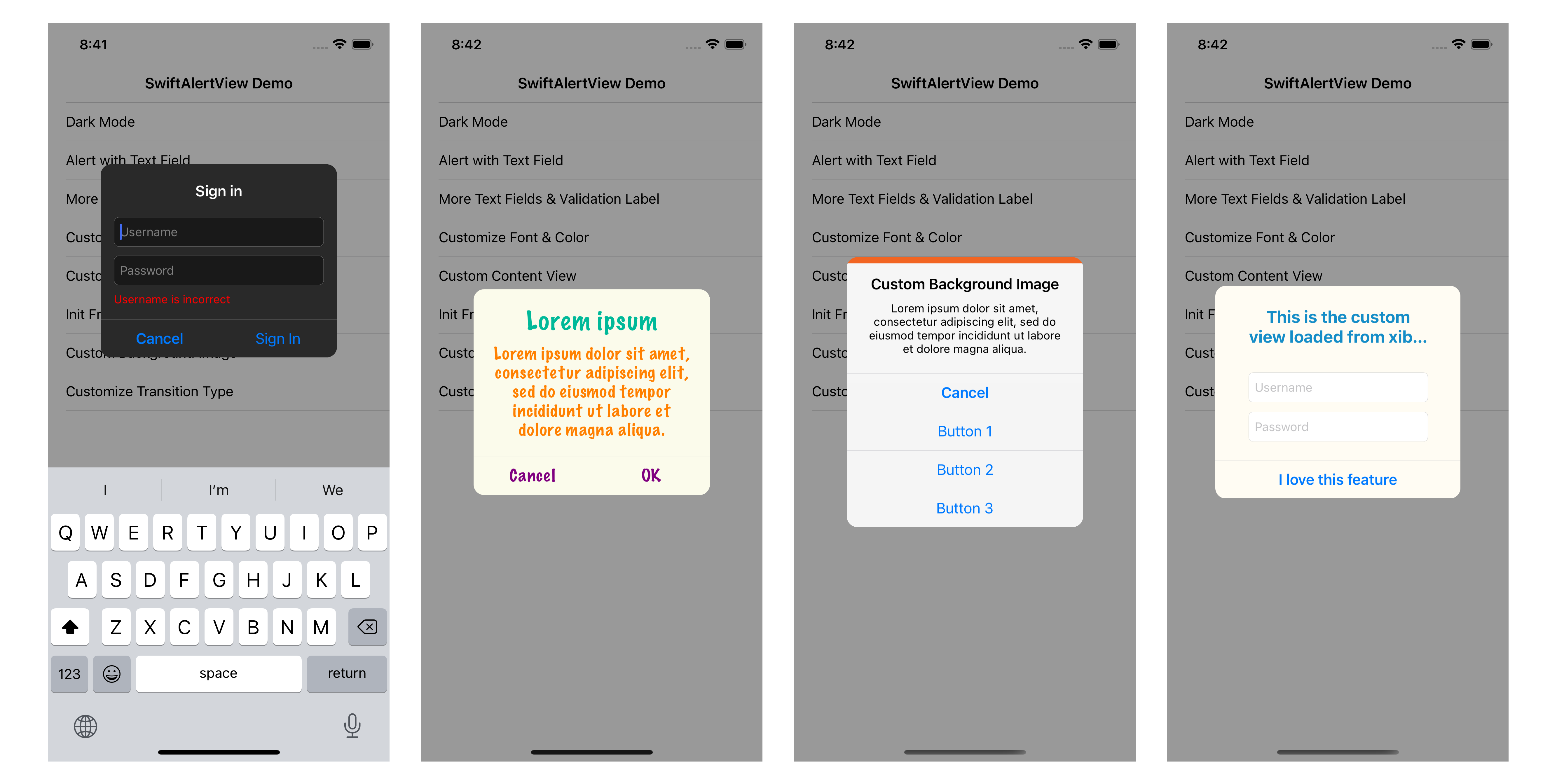 SwiftAlertView là một thư viện hữu ích để tạo các thông báo và cảnh báo trong ứng dụng iOS của bạn. Hãy cùng xem hình ảnh liên quan để hiểu rõ hơn về công cụ hữu ích này nhé.