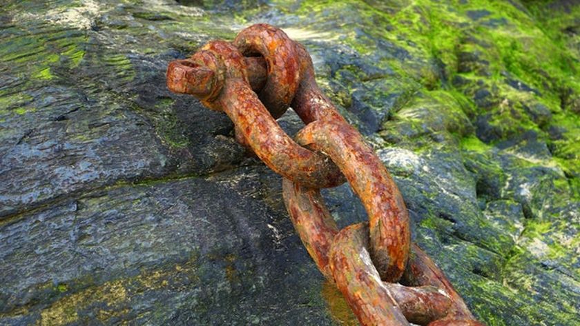 Image of rusty chain