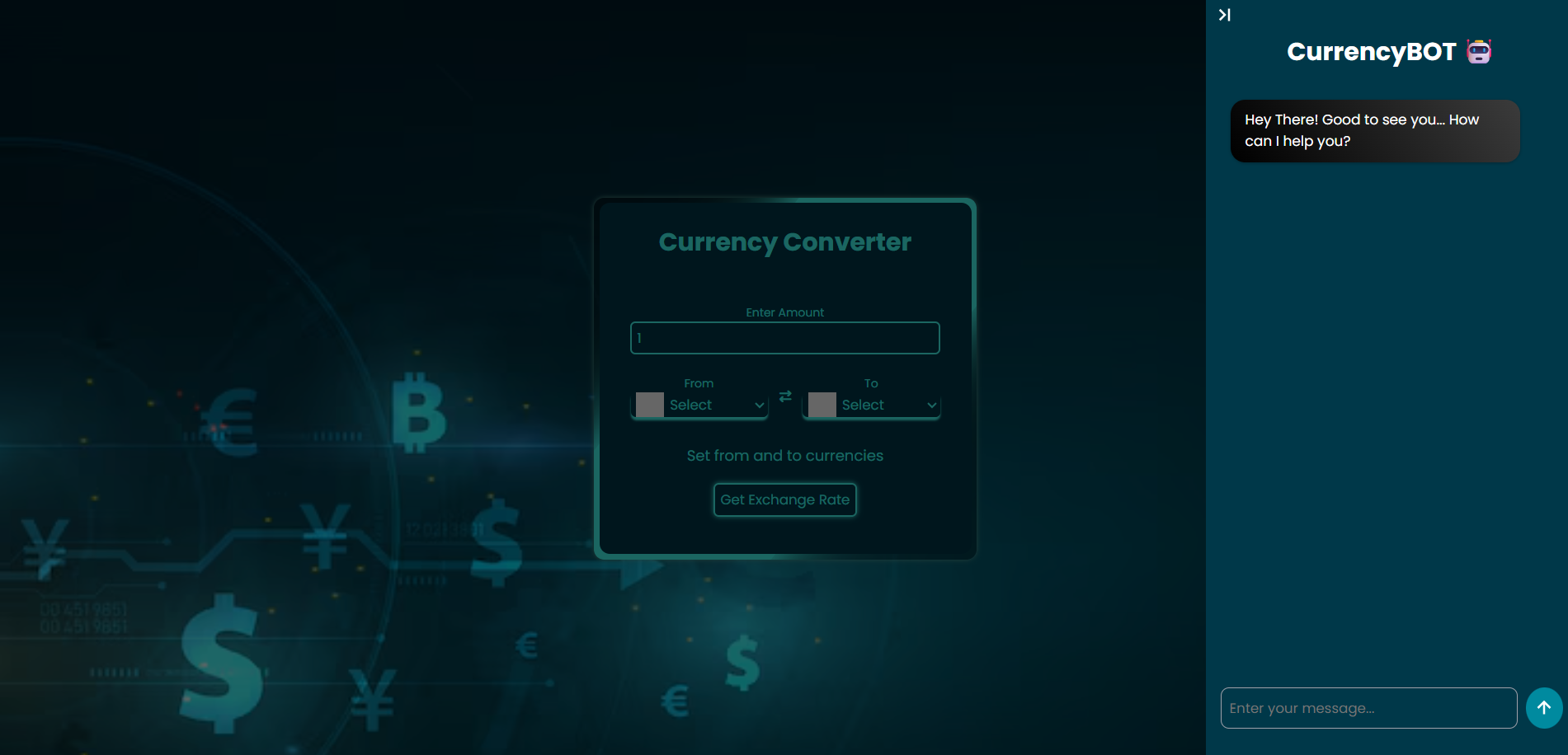 CurrencyBOT Chatbot