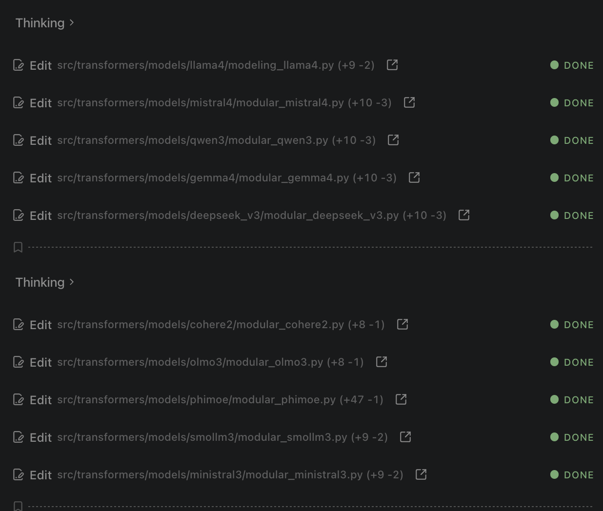 Dirac applying precise edits through stable source anchors