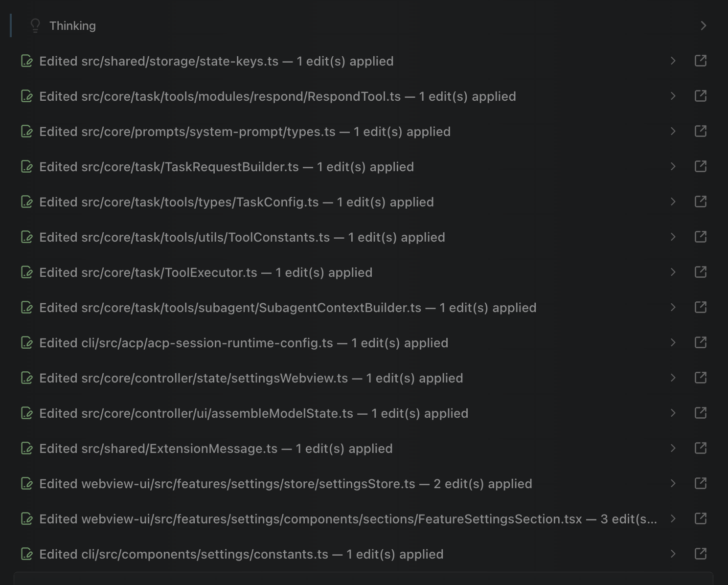 Dirac applying many independent file edits in parallel