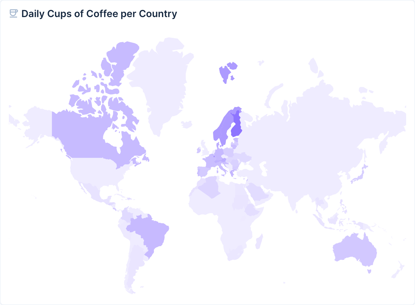 Screenshot of the Choropleth Map Panel in action