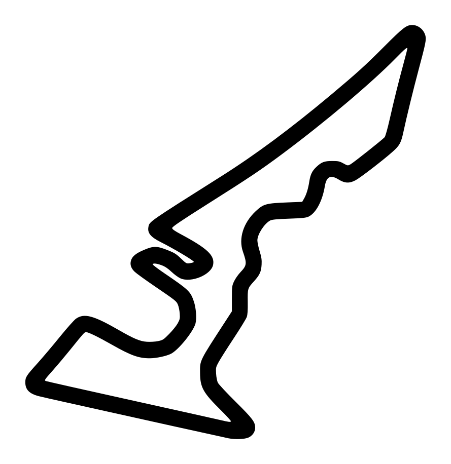 Circuit of the Americas track outline