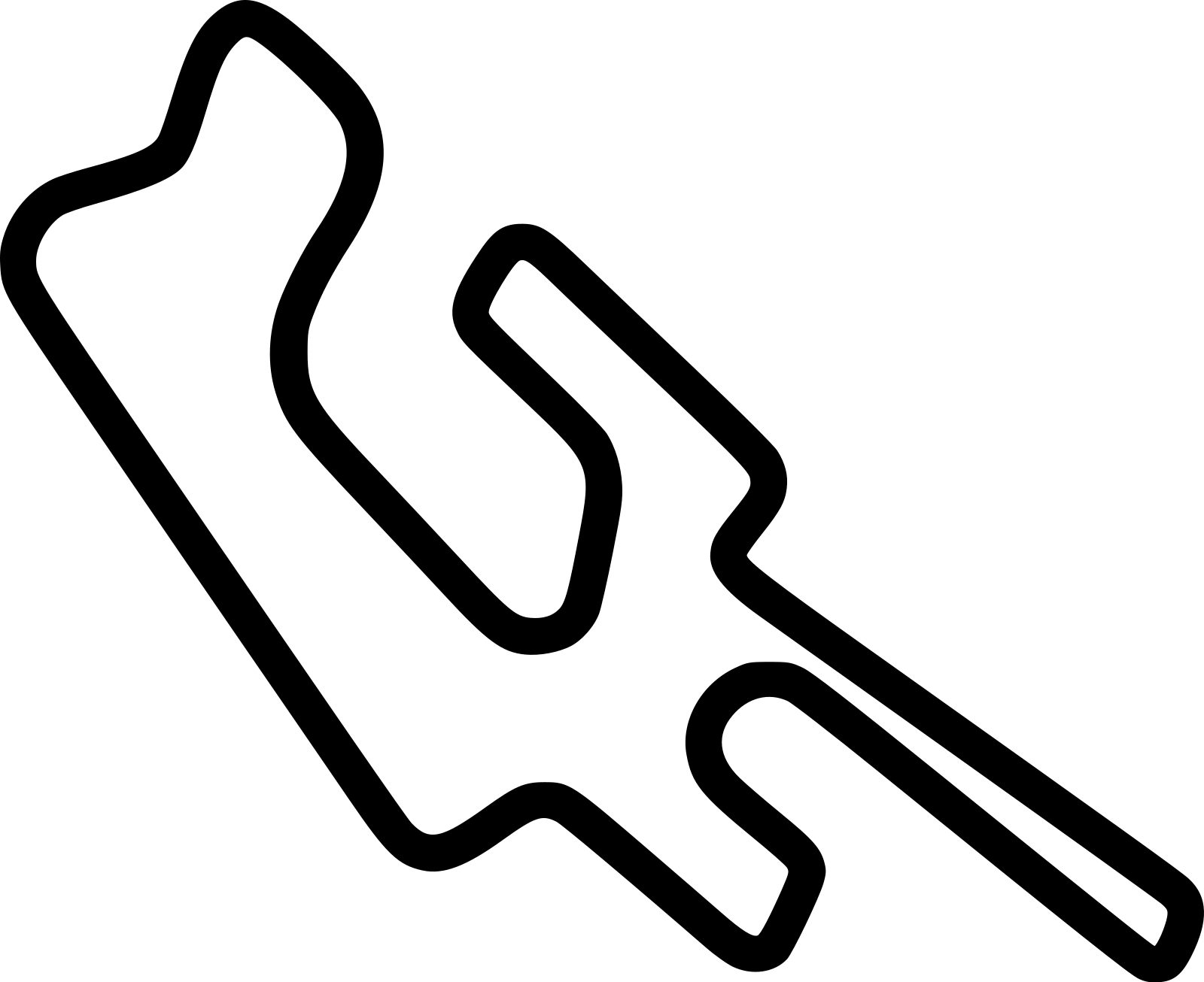 Eagles Canyon Raceway track outline