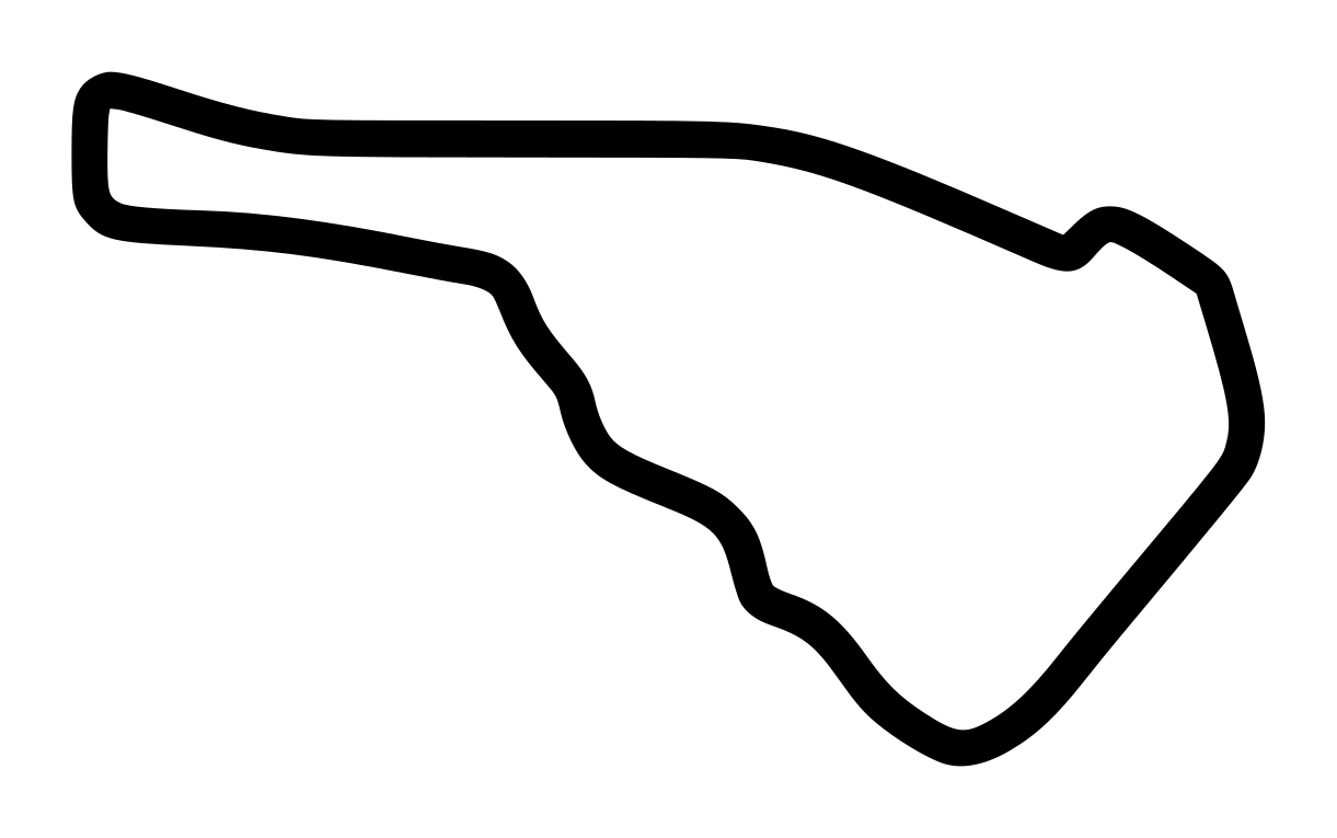 Michelin Raceway Road Atlanta track outline