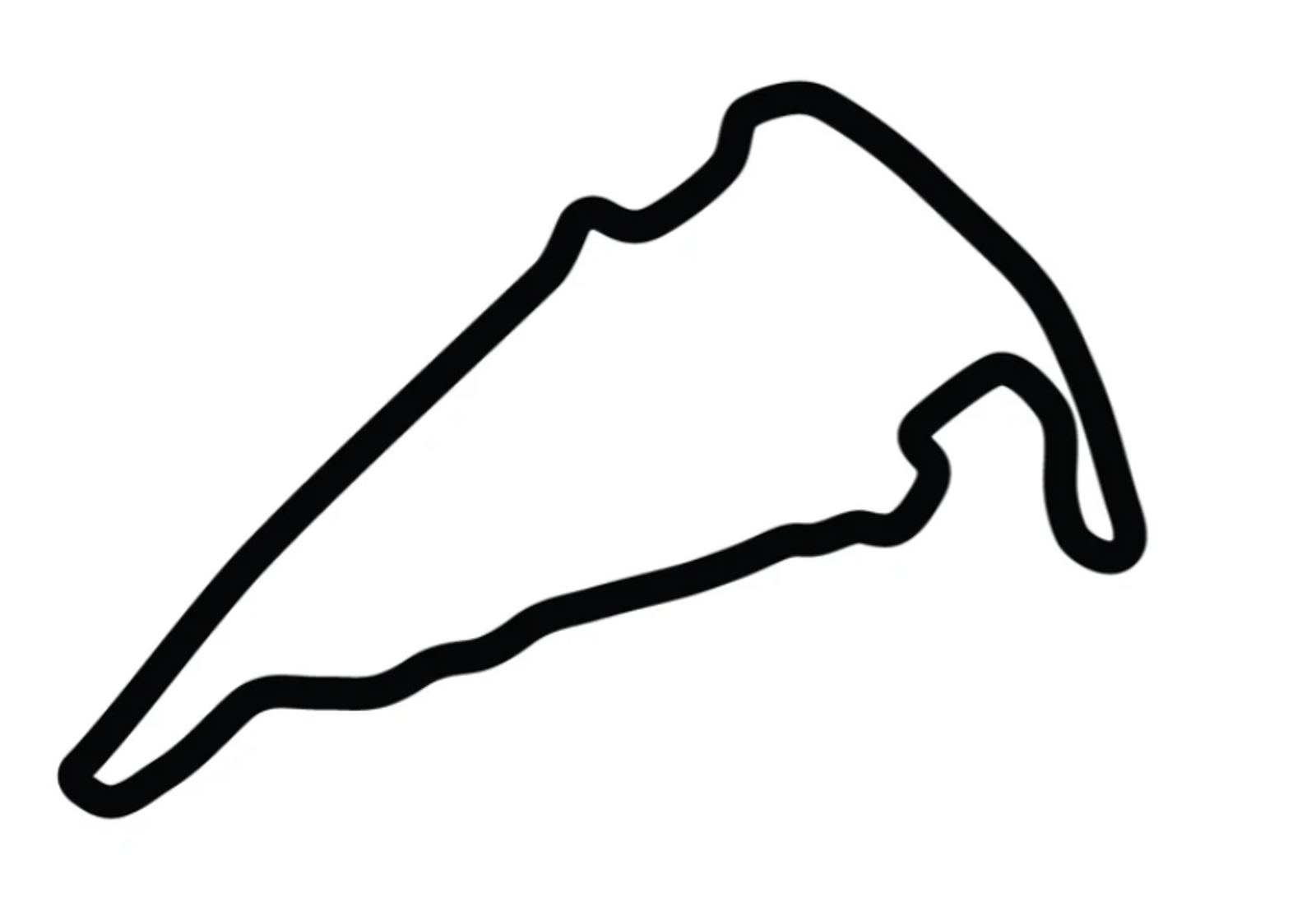 Virginia International Raceway full course track outline