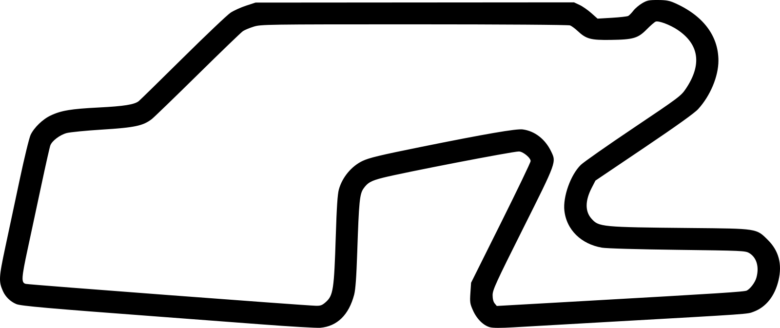 Watkins Glen International track outline
