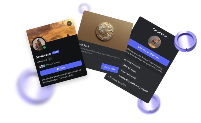 Premium app monetization inside Discord