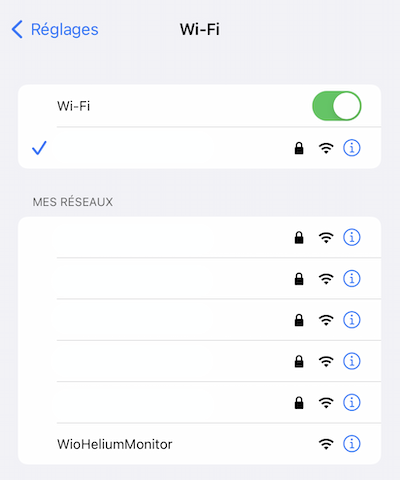 Wio Helium Monitor Setup