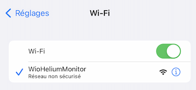 Wio Helium Monitor Setup