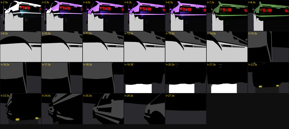 Intro shot progression