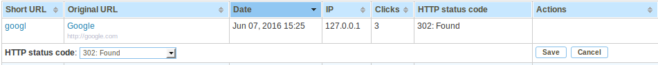 Config form