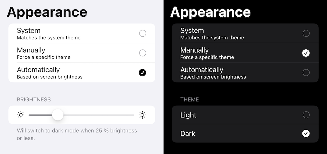 Apperance Example