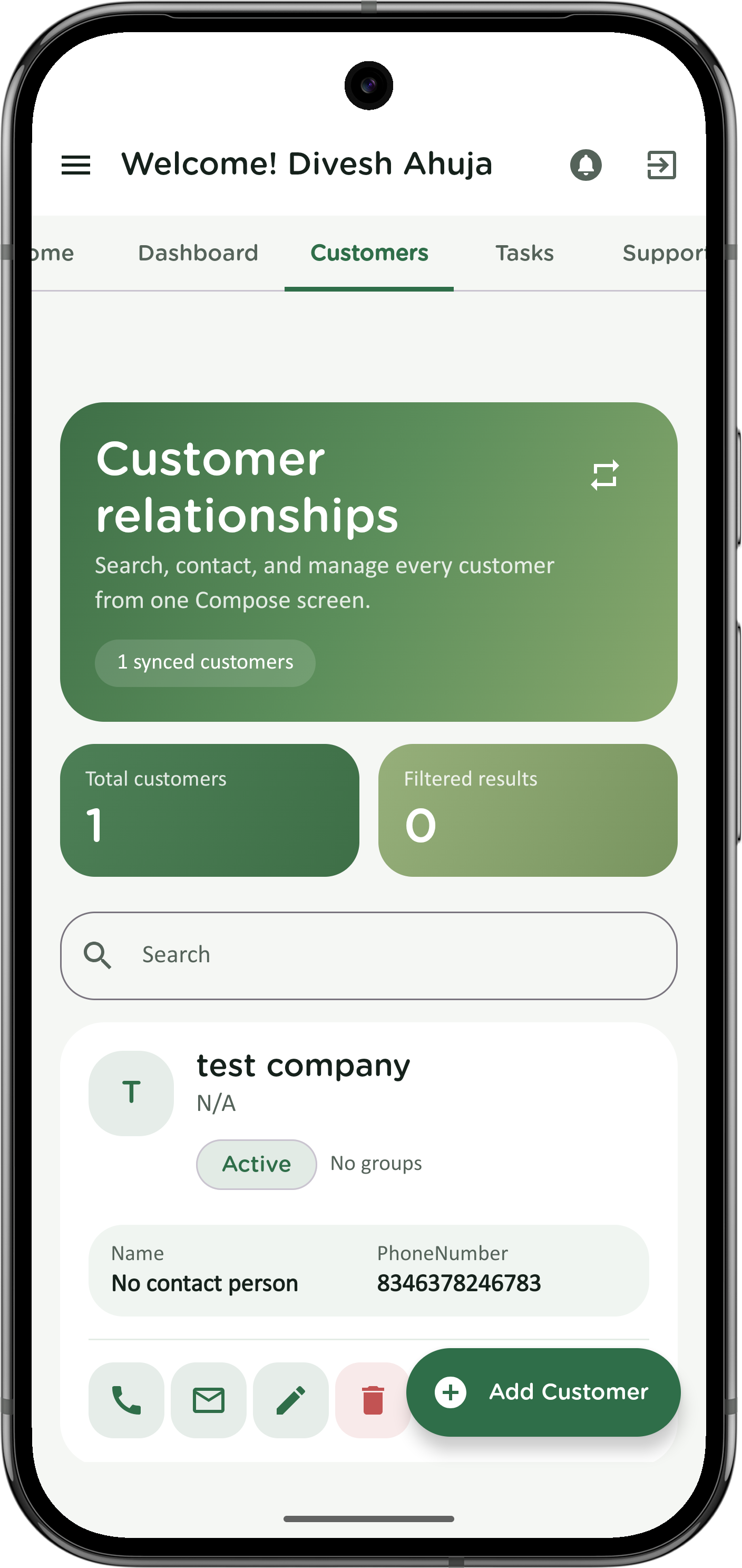 Perfex Android App (Lead Management App)