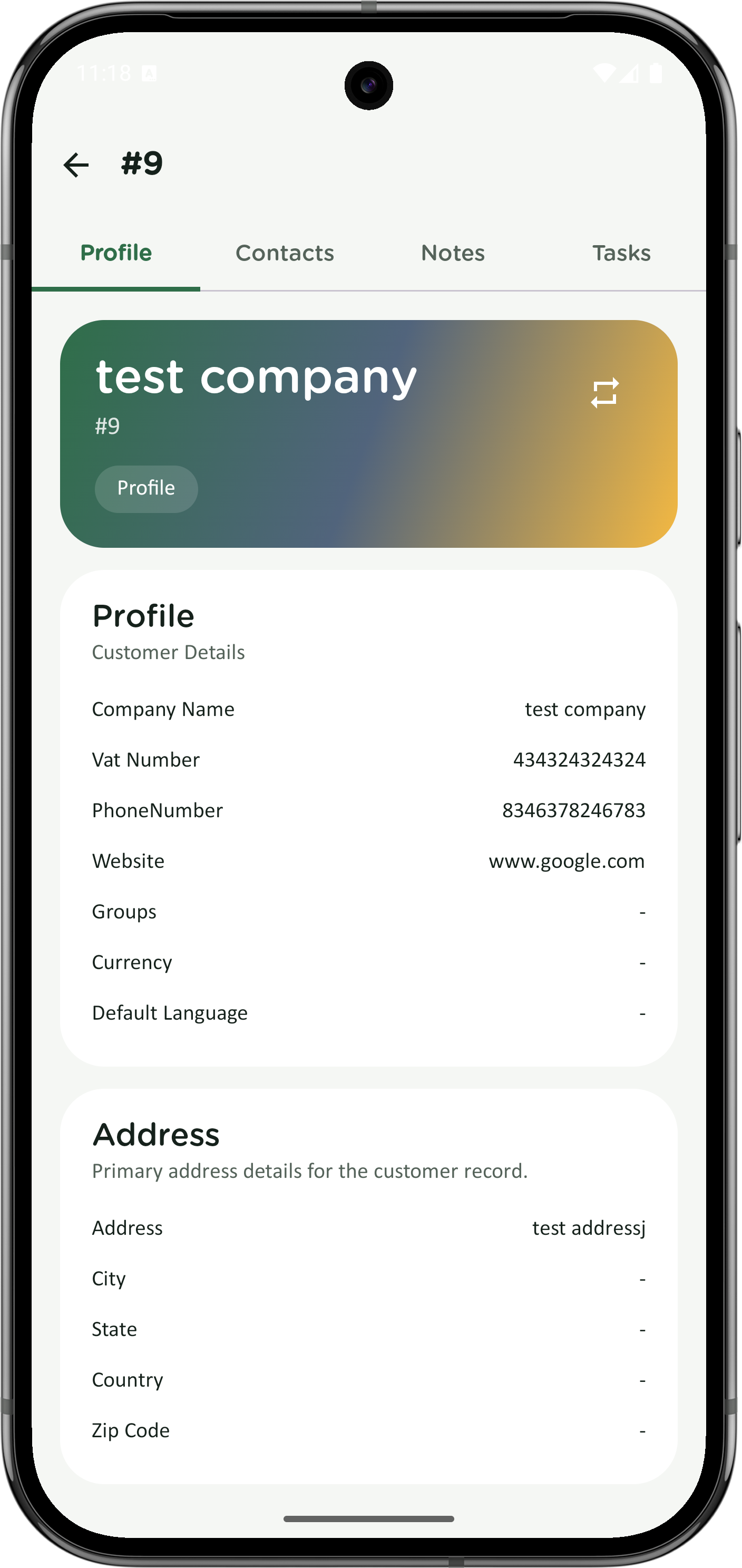 Perfex Android App (Lead Management App)