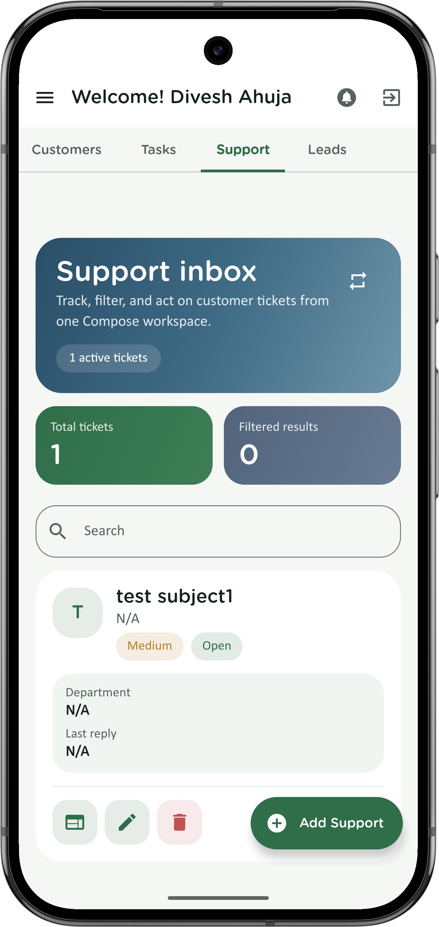 Perfex Android App (Lead Management App)