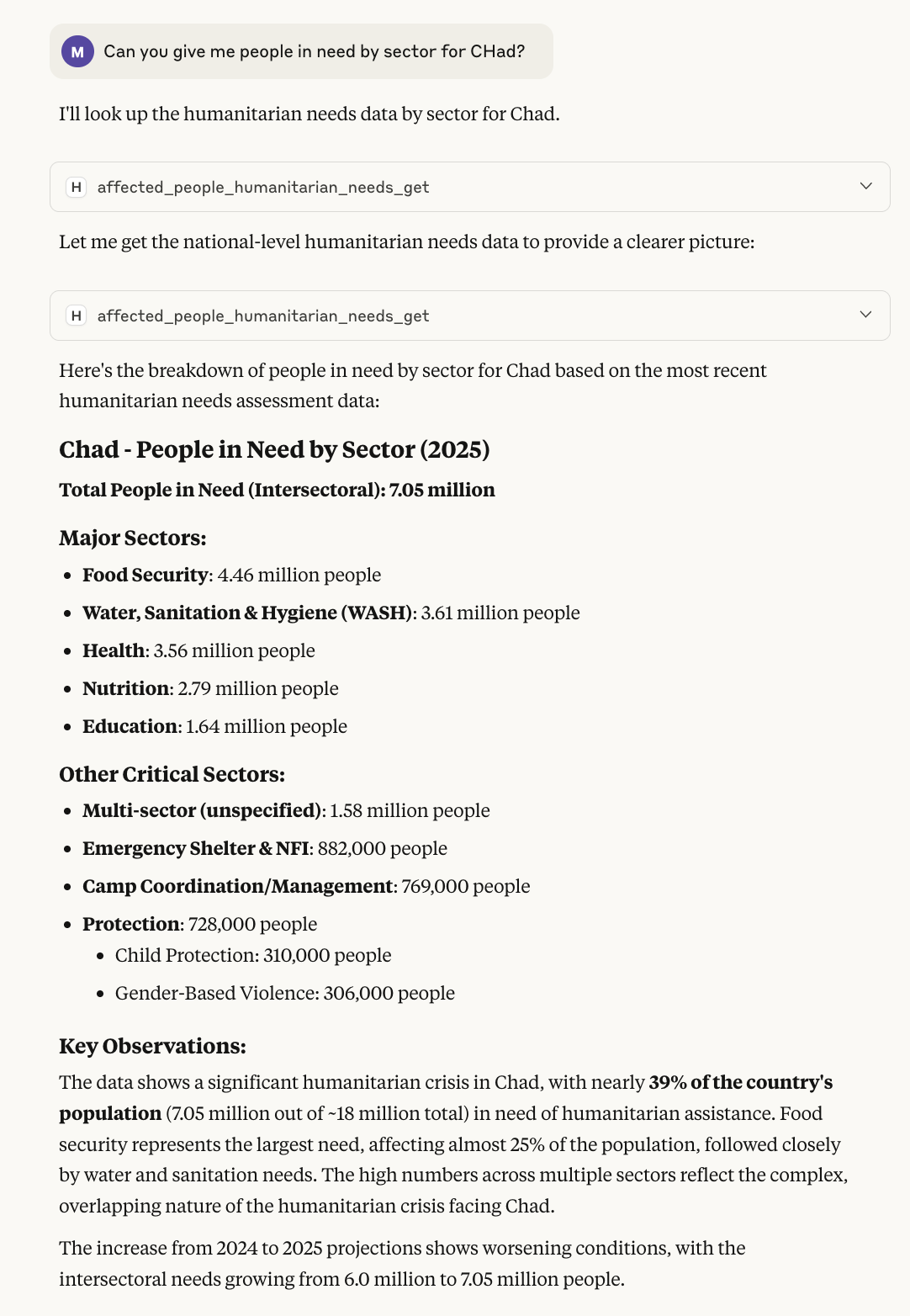 HDX MCP Server used in Claude Desktop
