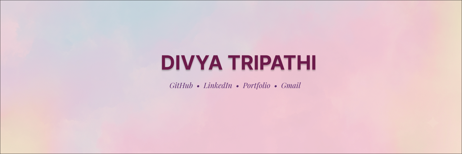 Divya Tripathi Banner