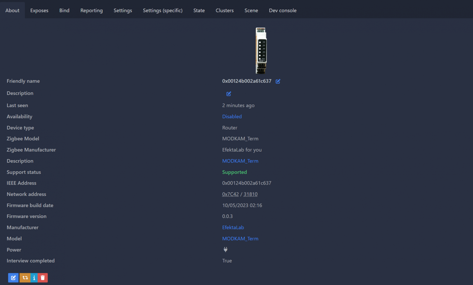 MODKAM Relay 4ch SSD Zigbee