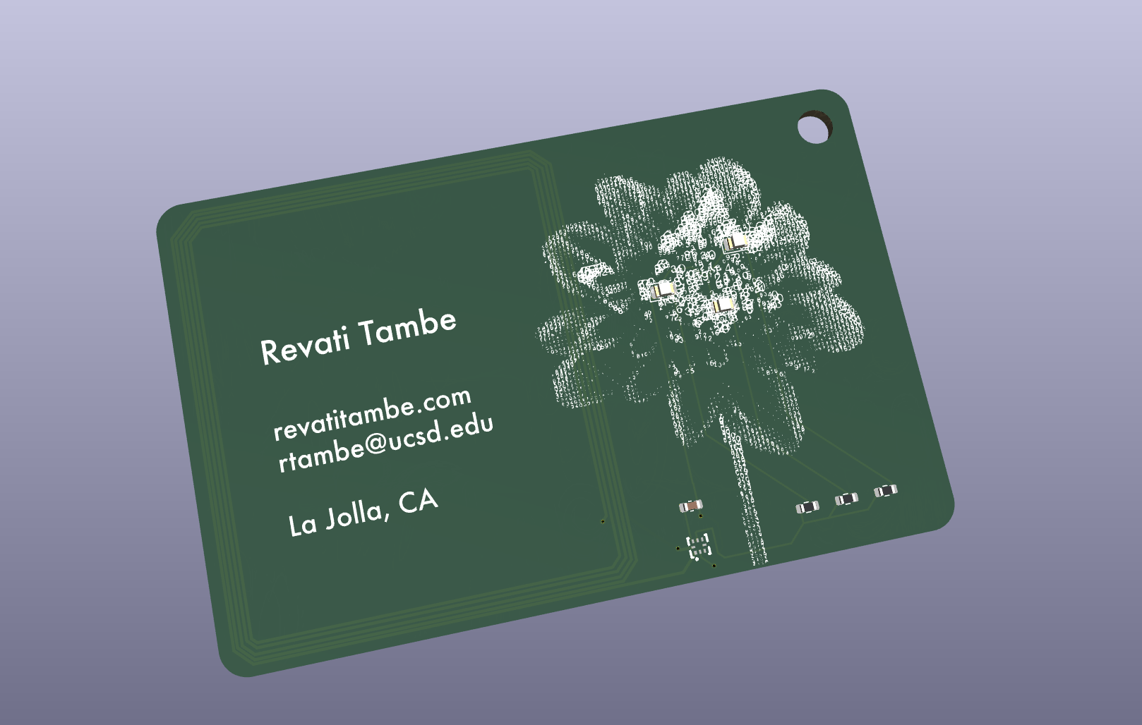 Hacker card, from the project README